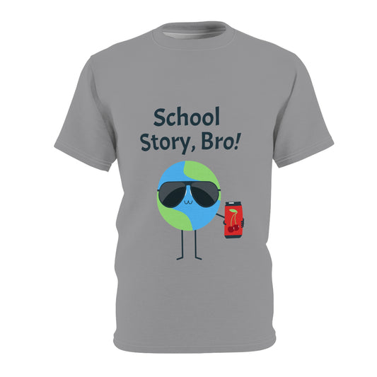 Cut & Sew Tee (AOP) "School Story, Bro!"